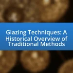 Glazing Techniques: A Historical Overview of Traditional Methods