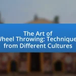 The Art of Wheel Throwing: Techniques from Different Cultures
